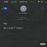 Left On Read - Single - Apollo Rai