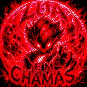 Album cover for LUA EM CHAMAS - Single