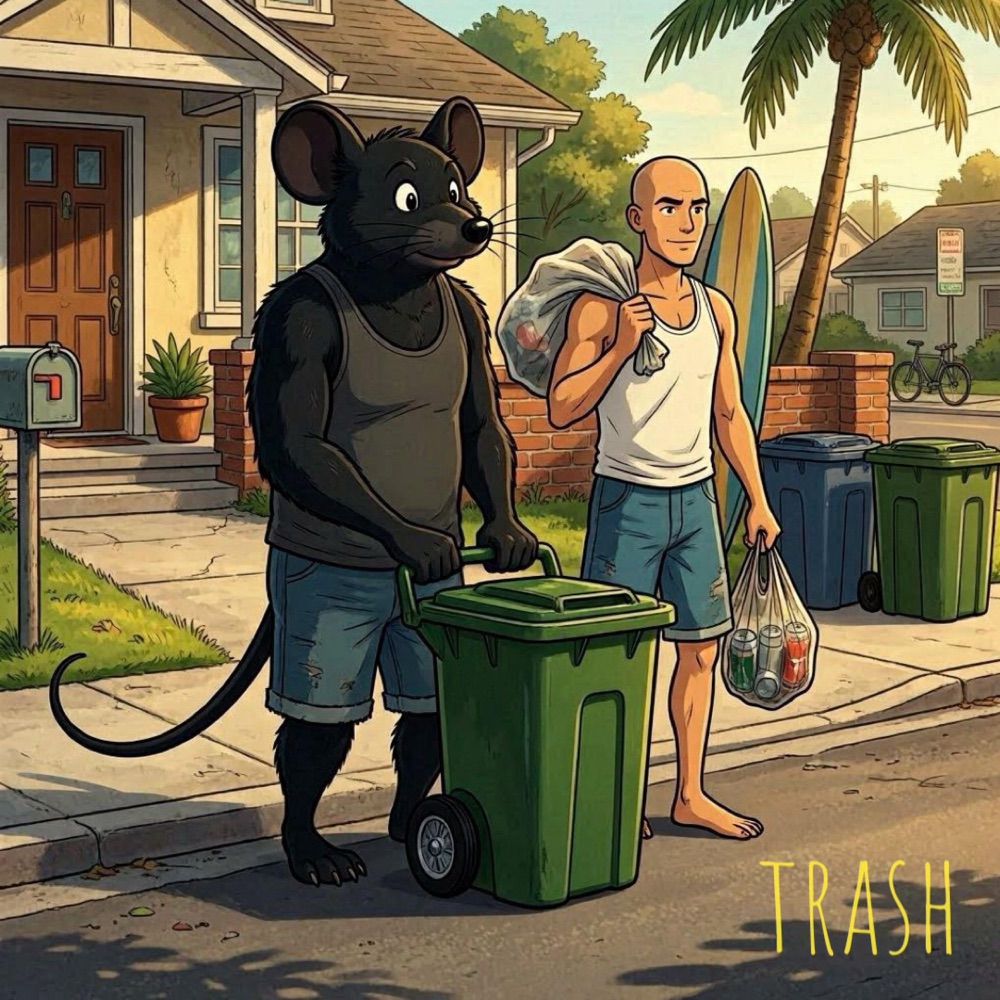Обложка альбома «Trash - Single» — Adam Bausch & Eek-A-Mouse