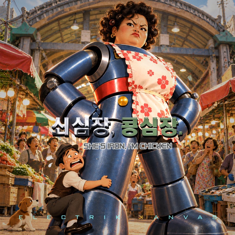 쇠 심장, 콩 심장 (She’s Iron, I’m Chicken)