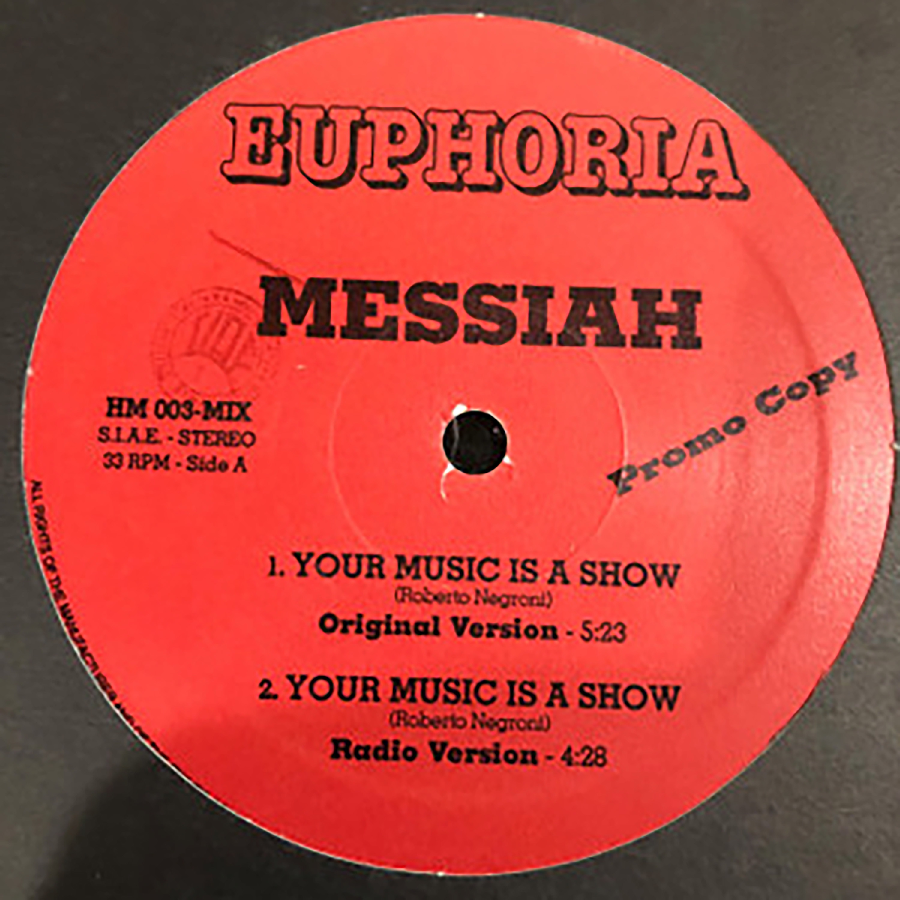 Messiah - Your Music Is A Show