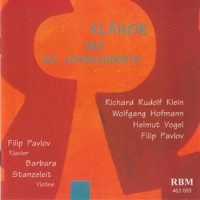 Sounds of the 20th Century - Filip Pavlov & Barbara Stanzeleit
