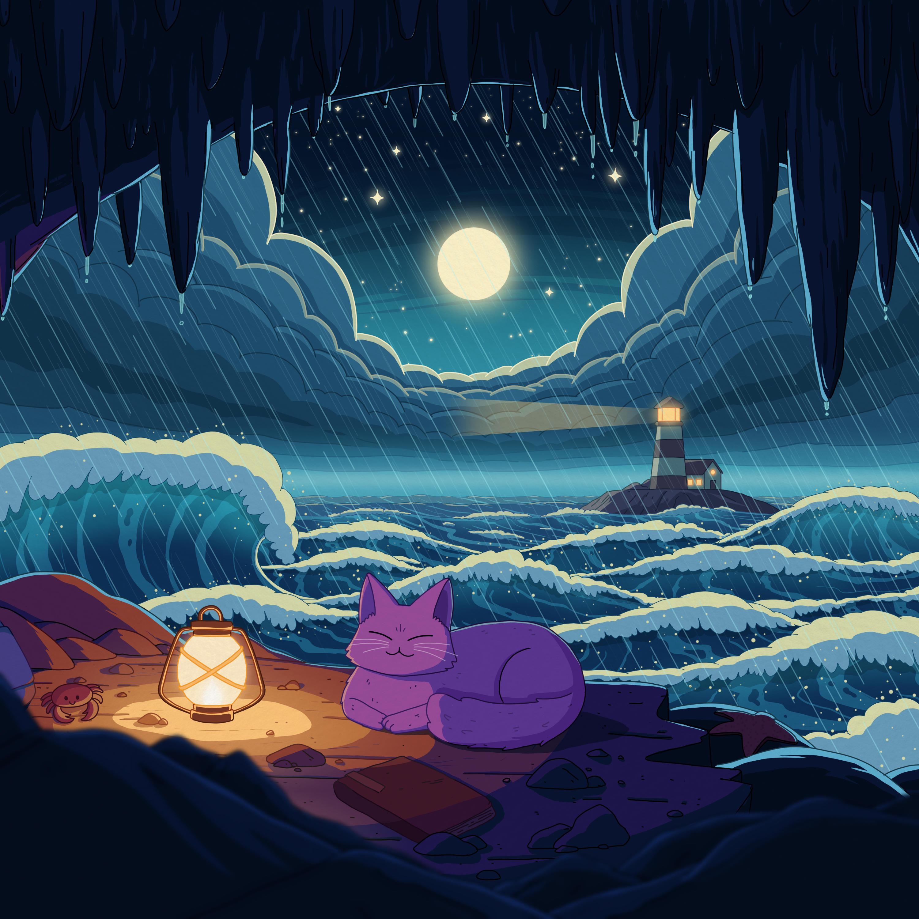 Purrple Cat - Somewhere