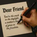 Dear Friend