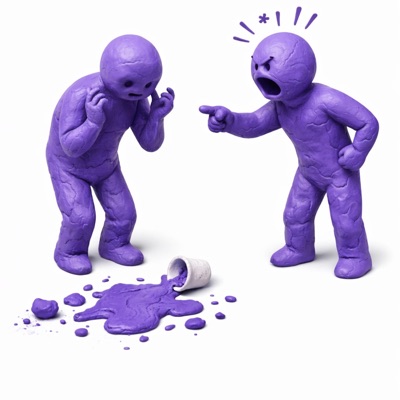 Purple clay - Single