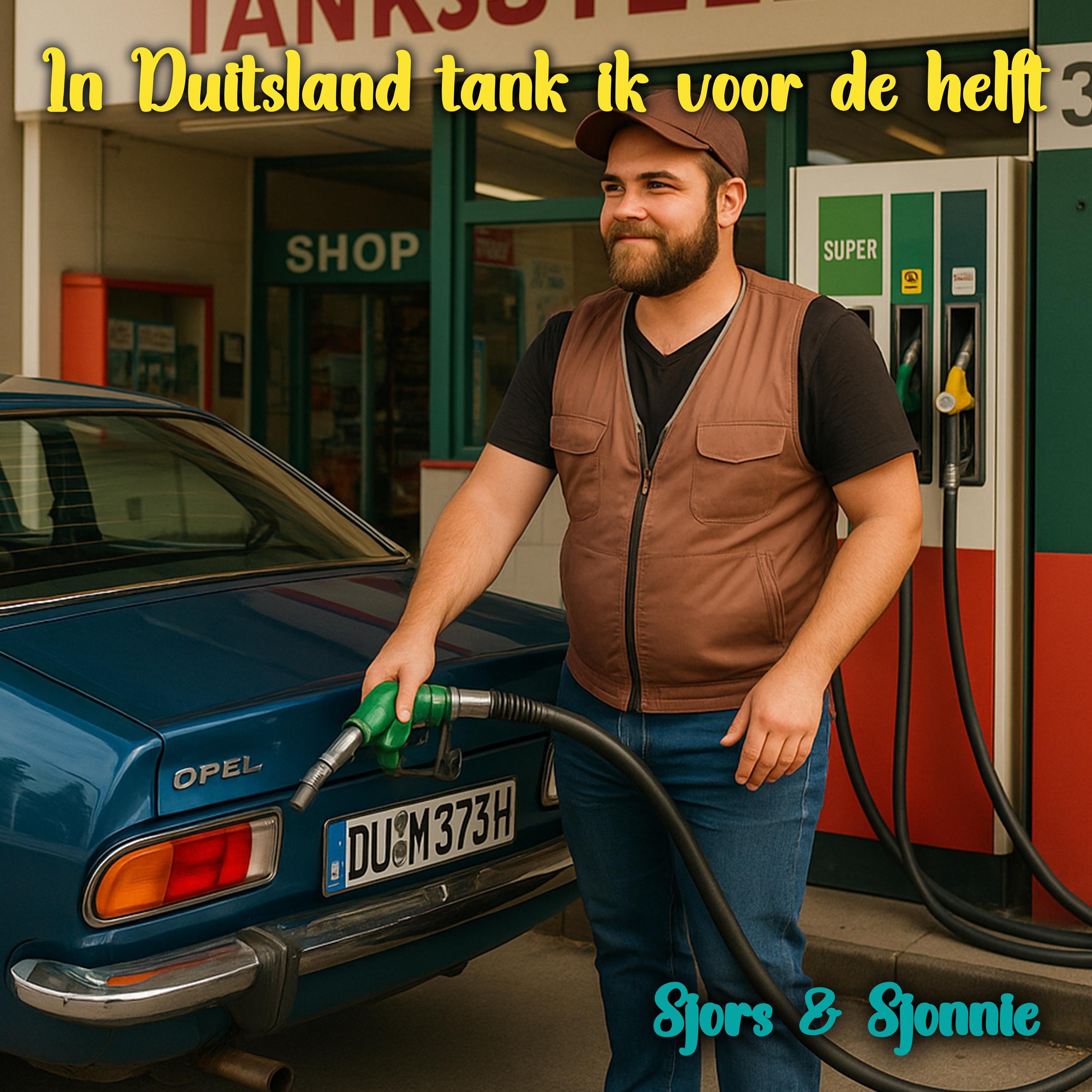 In Duitsland tank ik voor de helft - Single