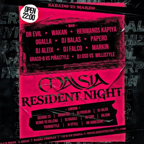 Resident Night Masia 2026