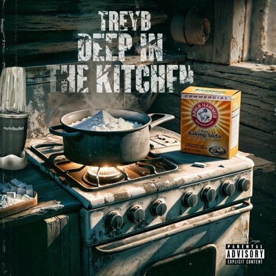 Deep in the kitchen