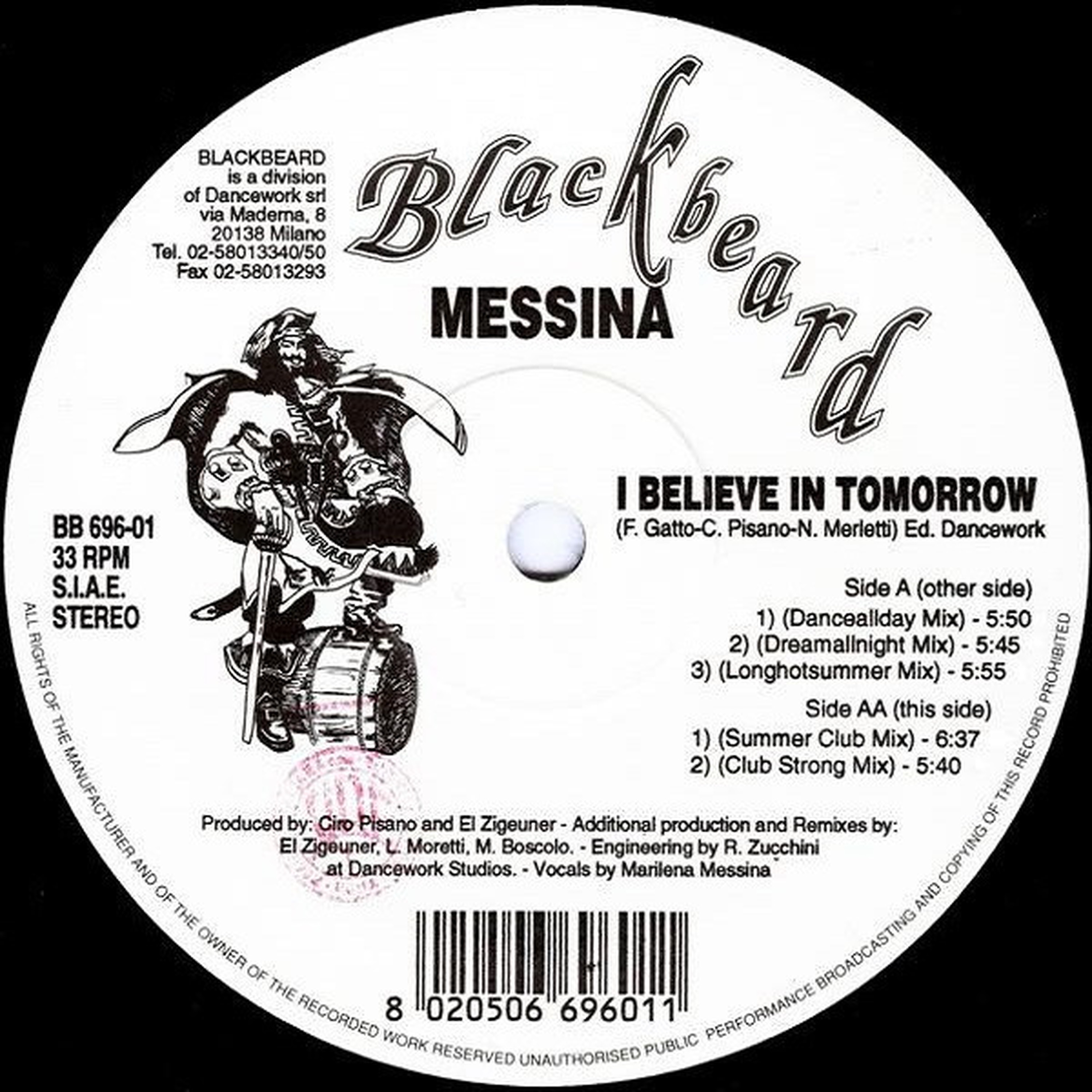 Messina - I Believe In Tomorrow (Danceallday Mix)
