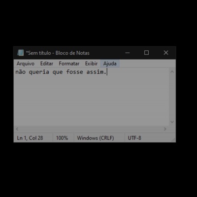 não queria que fosse assim - Single