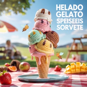 Helado, Glace, Gelato, Speiseei, Sorvete