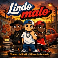 LINDO MALO (feat. Iz Blakk & D'Flow Aka La Maldad) - Single - Zunna