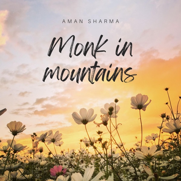 Monk in mountains