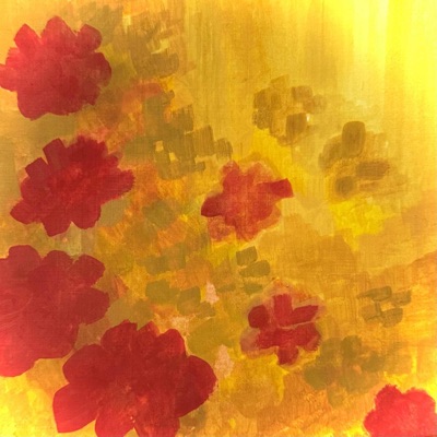 lucid slumber amongst the petals, leaves and sky