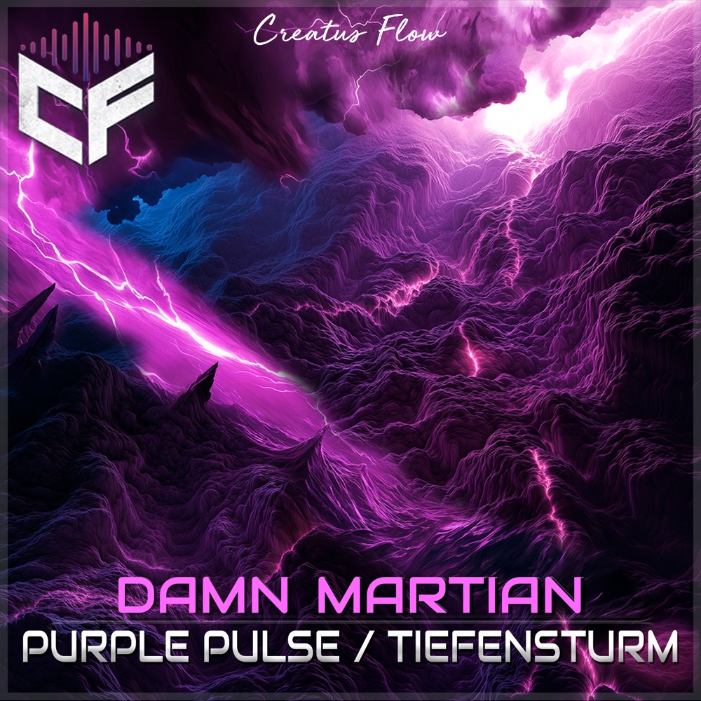 Обложка альбома «Purple Pulse / Tiefensturm - Single» — Damn Martian
