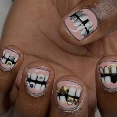 painted nails - Single