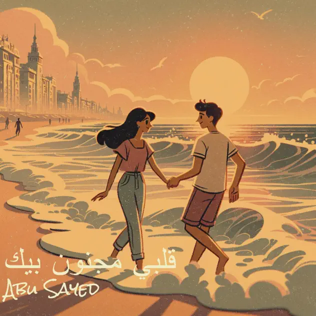 Album art for قلبي مجنون بيك by Abu Sayed