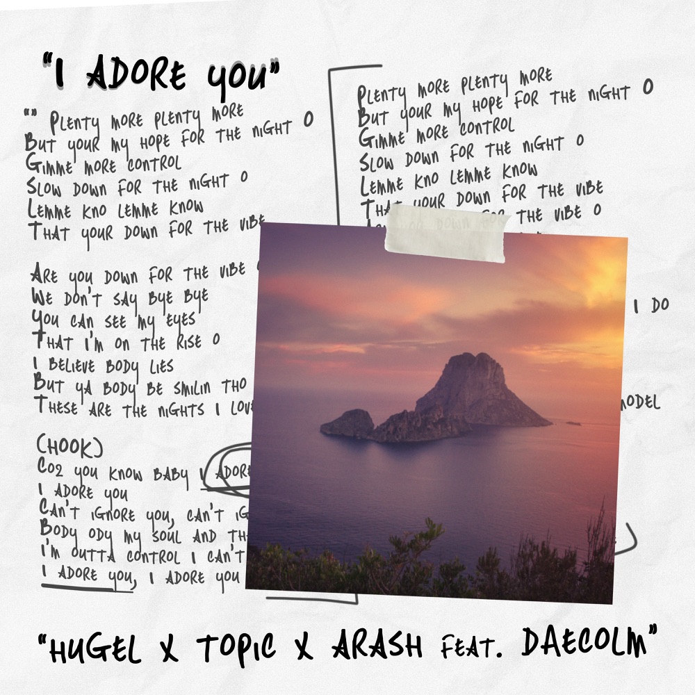 HUGEL & TOPIC - I Adore You cover art