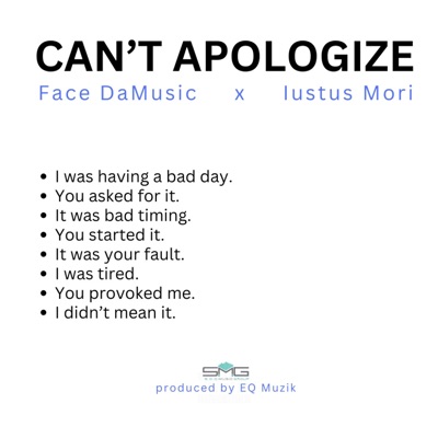 Can't Apologize - Single