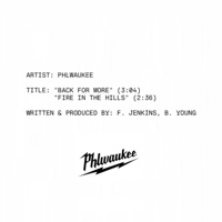 Back For More / Fire In The Hills - Single - Phlwaukee, Brando Young & Haz Solo