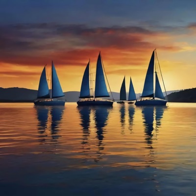 Sunset Sailing - Single