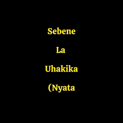 Tuzo Jeromini - Sebene La Uhakika (Nyata)