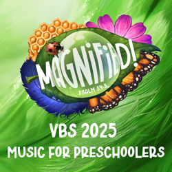 Magnified! VBS 2025 Music for Preschoolers - Lifeway Kids Worship Cover Art