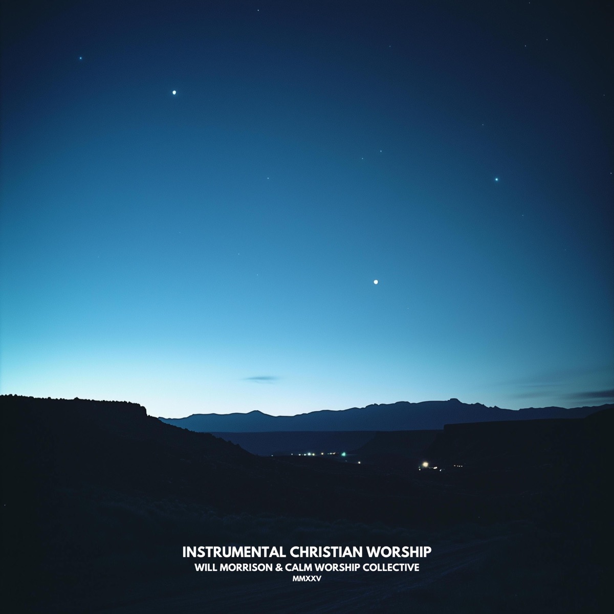 Instrumental Christian Worship by Will Morrison & Calm Worship Collective cover design