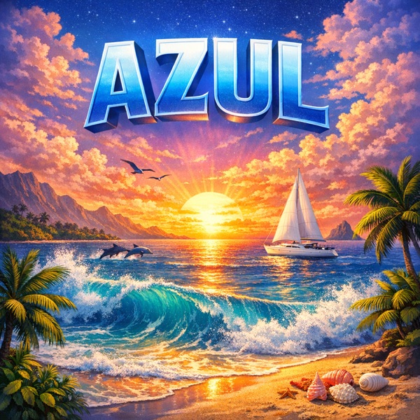 azul