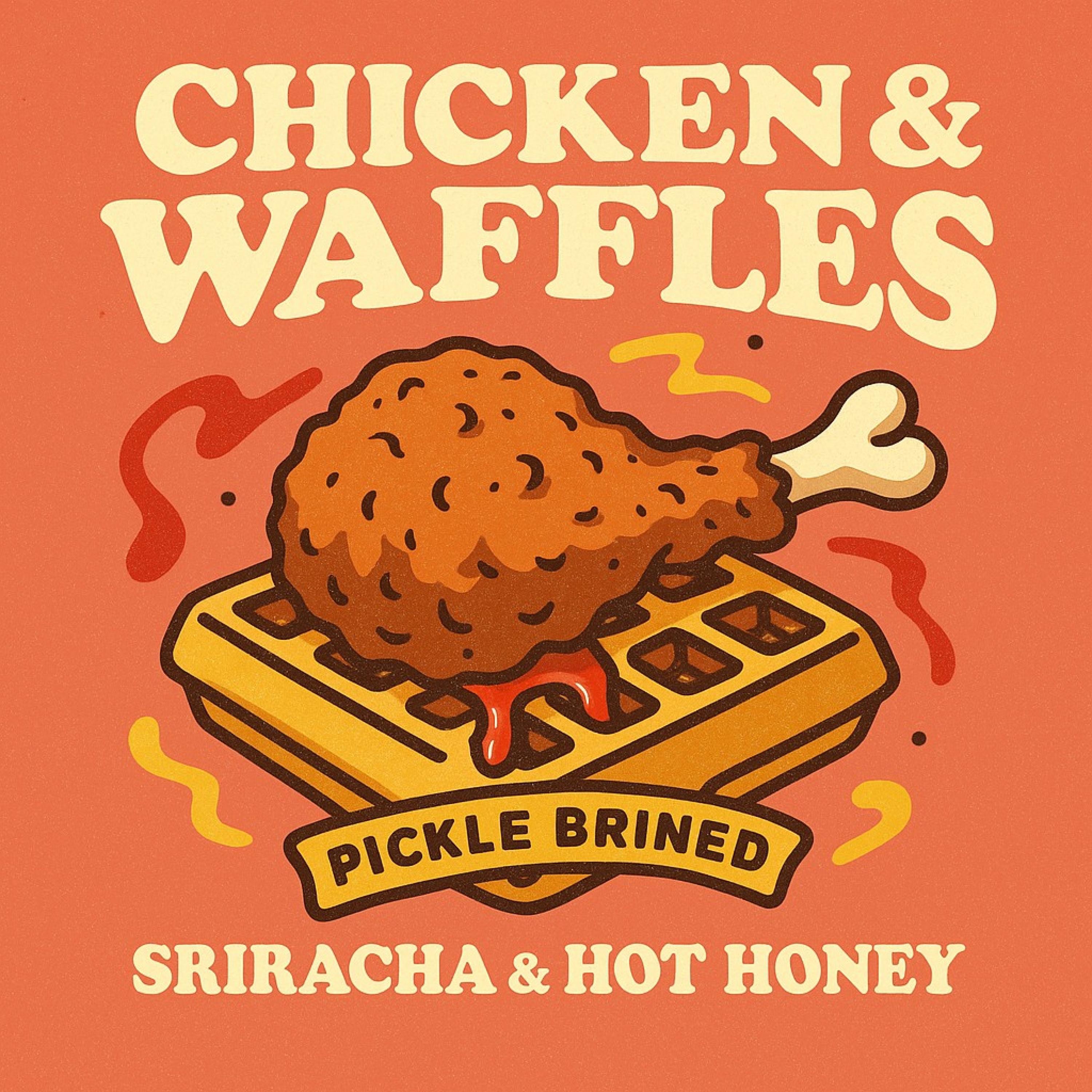 Chicken and Waffles - Single