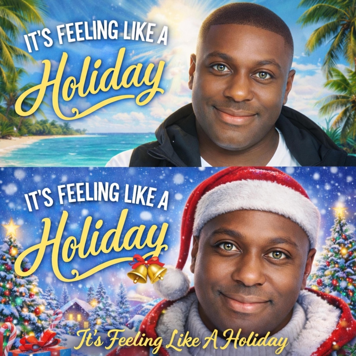 ITS FEELIN LIKE A HOLIDAY - Single cover art
