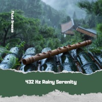 432 Hz Rainy Serenity: Soothing Flute for Relaxation - Flute Breeze, Meditation Music Therapy & Percussion As Medicine