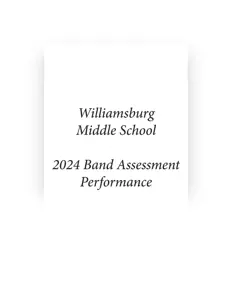 Dengarkan Williamsburg Middle School Symphonic Band, tonton video musik, baca bio, lihat tanggal tur & lainnya!