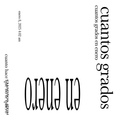 cuantos grados en enero - Single