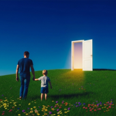 Father and son love anywhere