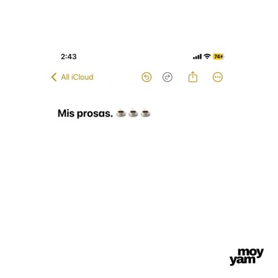 Mis Prosas - Single