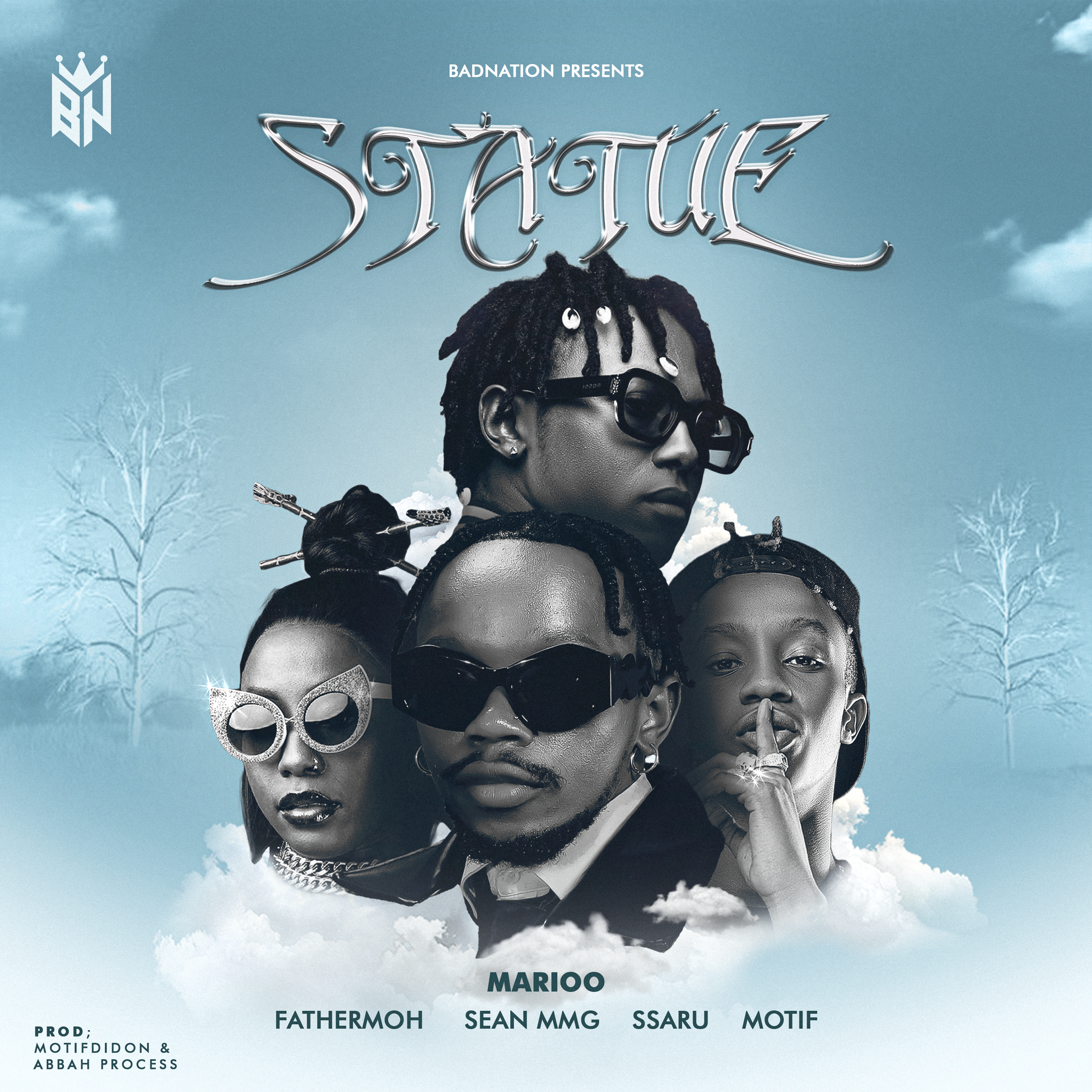 Marioo - Statue (Lyrics) feat Fathermoh, Sean Mmg, Ssaru & Motif