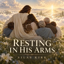 RESTING IN HIS ARMS cover art