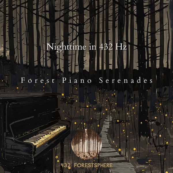 Nighttime in 432 Hz: Forest Piano Serenades