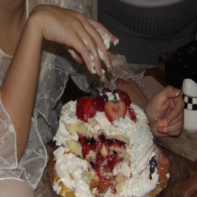 strawberry cake - Single