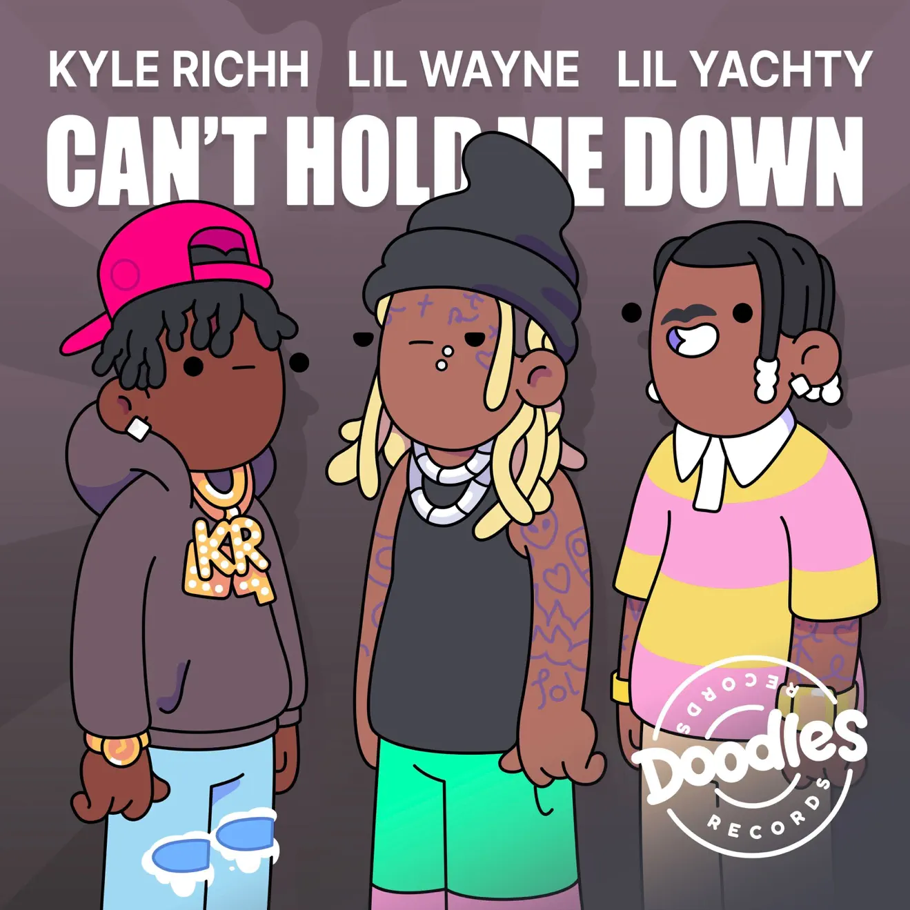 Lil Wayne, Lil Yachty & Pharrell Williams – Can’t Hold Me Down (feat. DOODLES & Kyle Richh) – Single (2024) [iTunes Match M4A]