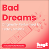 Bad Dreams (Originally Performed by Teddy Swims) [Acoustic Guitar Karaoke] - Sing2Guitar