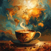 Dans un café de Casablanca, sous la lumière (Under Casablanca Light)