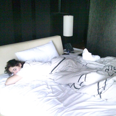 at the beach, painting - Single