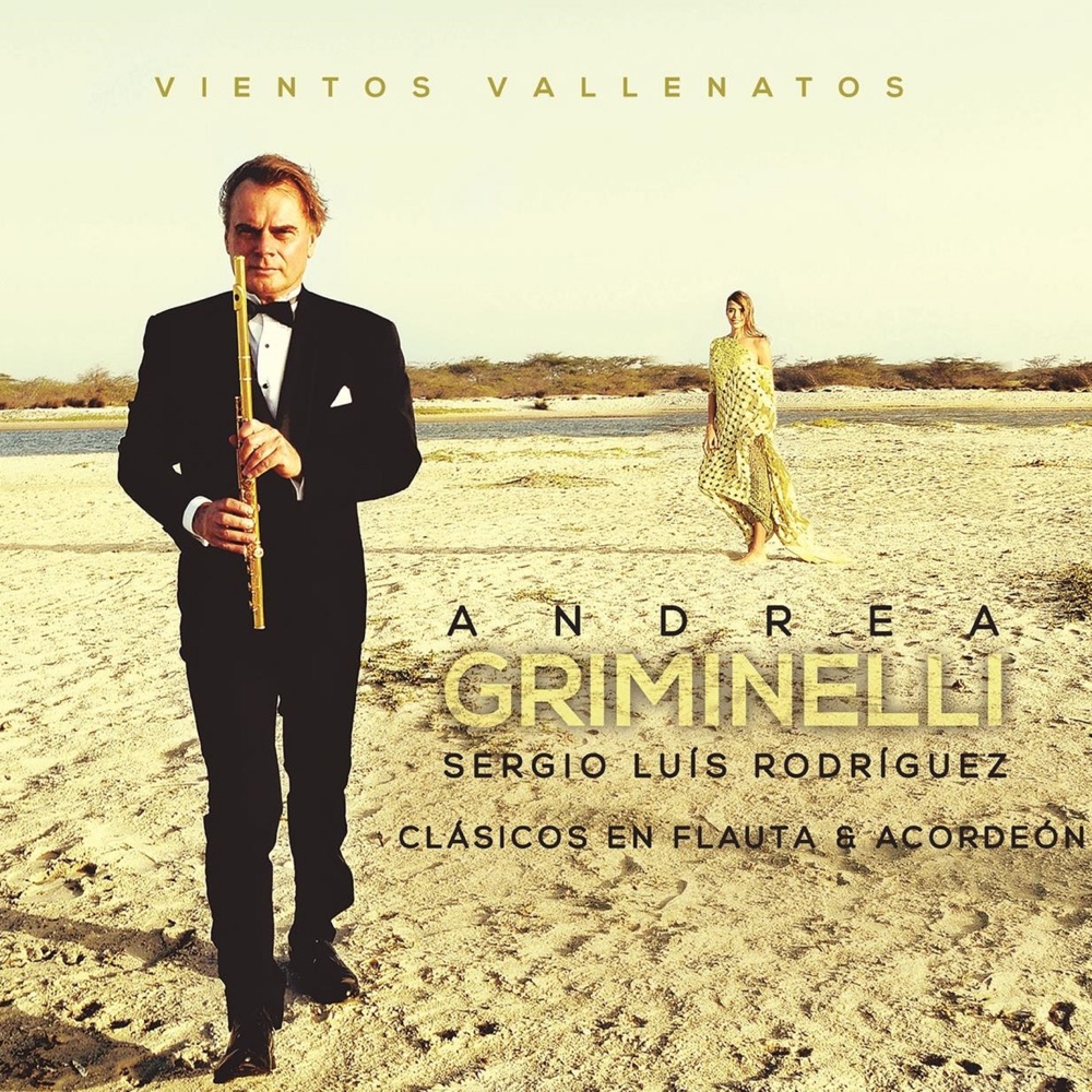 Обложка альбома «Vientos Vallenatos» — Andrea Griminelli & Sergio Luis Rodriguez