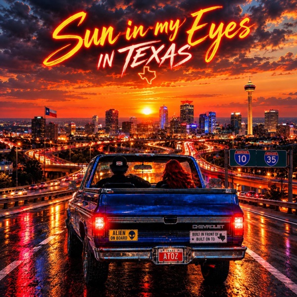 Sun in my eyes in texas