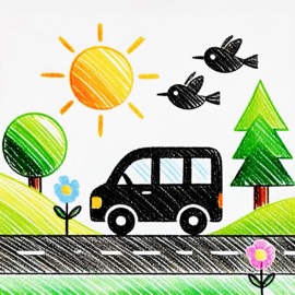 Чёрный бус Oleg Kenzov