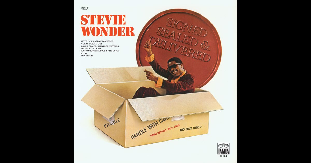 Stevie Wonder - Signed Sealed & Delivered LP (VG/VG) .* | eBay