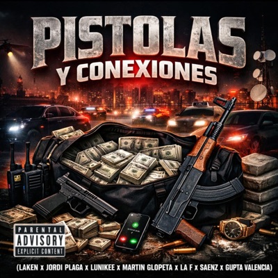 pistolas y conexiones (feat. laken, jordi plaga, lunike, la f, gupta & saenz freso) - Single