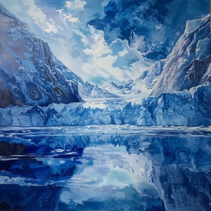 Floating Glacier